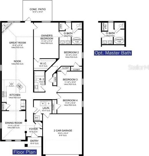 5486 Ocean Breeze Dr, Spring Hill, FL 34609 - view of property floor plan