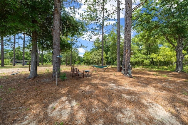 13479 SW 100th Ln, Dunnellon, FL 34432 - view of yard featuring view of wooded area
