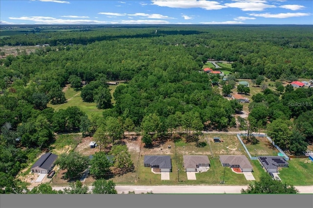 13479 SW 100th Ln, Dunnellon, FL 34432 - aerial view of property and surrounding area featuring a forest