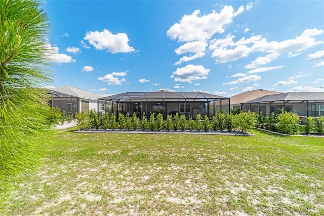 8913 SW 76th Ln, Ocala, FL 34481 - view of grassy yard with glass enclosure