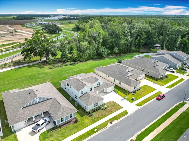 7067 SW 60th Ln, Ocala, FL 34474 - aerial view of residential area featuring a heavily wooded area