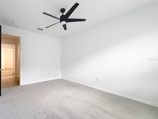 7067 SW 60th Ln, Ocala, FL 34474 - empty room with ceiling fan and carpet flooring