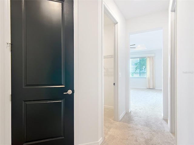 7067 SW 60th Ln, Ocala, FL 34474 - hall featuring carpet flooring and baseboards