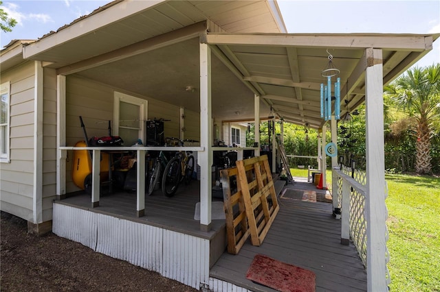 1330 NE 55th St, Ocala, FL 34479 - view of deck