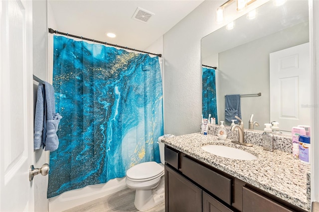 6 Sequoia Loop, Ocklawaha, FL 32179 - full bathroom featuring vanity and wood finished floors
