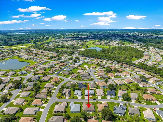 9120 SE 125th Loop, Summerfield, FL 34491 - aerial view of residential area featuring a large body of water
