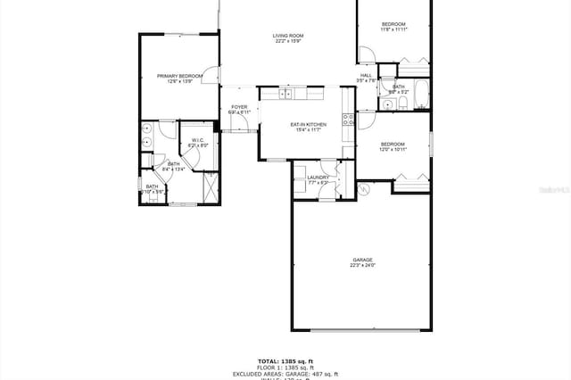 12178 SE 174th Pl, Summerfield, FL 34491 - view of floor plan / room layout