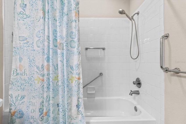9926 SW 95th Loop, Ocala, FL 34481 - bathroom with shower / bath combo with shower curtain