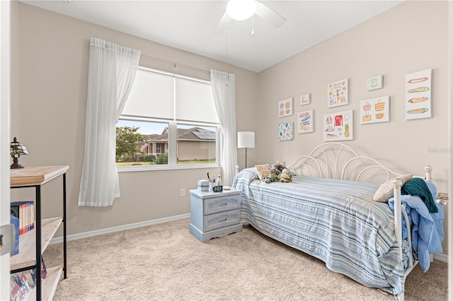 10597 SW 90th Street Rd, Ocala, FL 34481 - bedroom featuring carpet flooring and ceiling fan