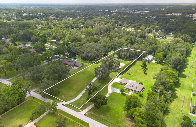 3549 SE 41st Pl, Ocala, FL 34480 - aerial view of property's location with property boundaries highlighted