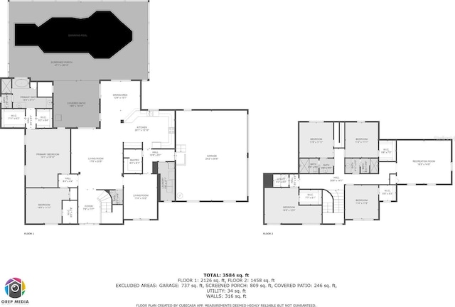 3549 SE 41st Pl, Ocala, FL 34480 - view of home floor plan