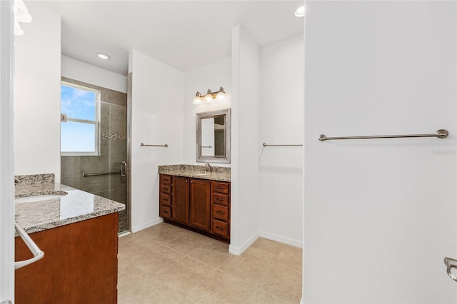 9222 SW 97th Cir, Ocala, FL 34481 - bathroom with vanity and tiled shower