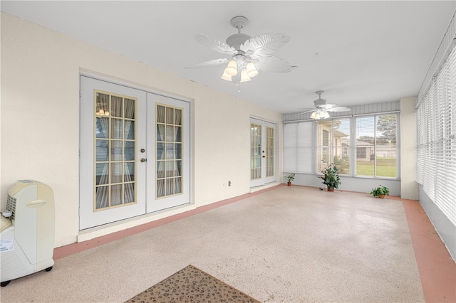 6172 SW 101st Pl, Ocala, FL 34476 - unfurnished sunroom featuring french doors