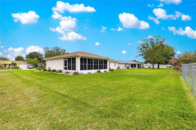 6172 SW 101st Pl, Ocala, FL 34476 - view of yard with a sunroom