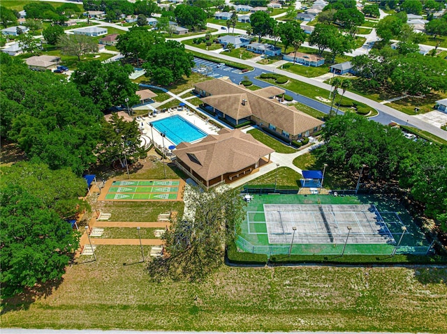 6172 SW 101st Pl, Ocala, FL 34476 - drone / aerial view of a pool
