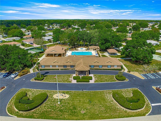 6172 SW 101st Pl, Ocala, FL 34476 - aerial view of a pool area