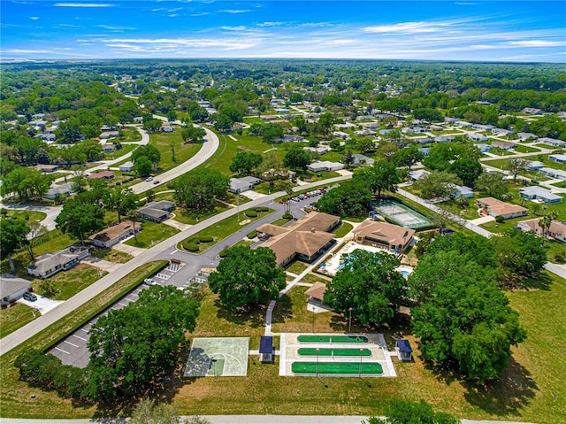 6172 SW 101st Pl, Ocala, FL 34476 - aerial view of property and surrounding area featuring nearby suburban area