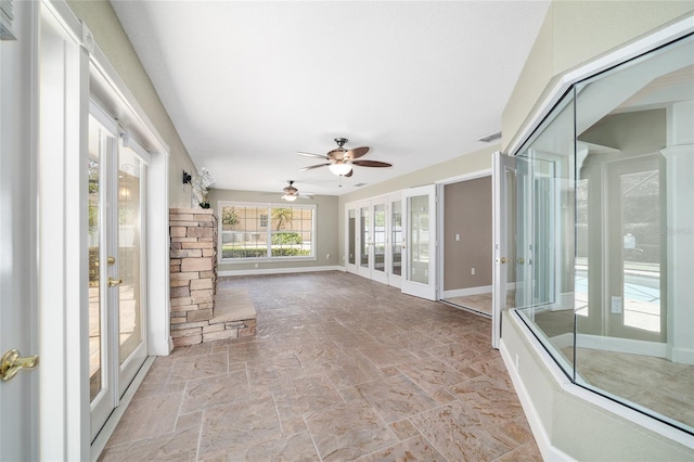2908 SE 22nd Ave, Ocala, FL 34471 - unfurnished sunroom with french doors