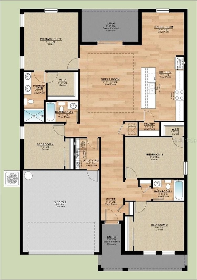 2850 W Camilo Dr, Citrus Springs, FL 34434 - view of room layout