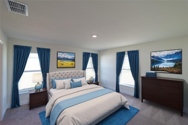 2850 W Camilo Dr, Citrus Springs, FL 34434 - carpeted bedroom with baseboards and recessed lighting