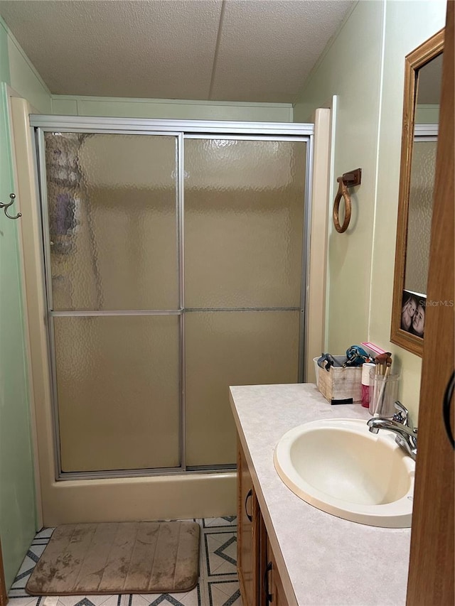 5862 SW 160th Ct, Ocala, FL 34481 - bathroom with vanity and a shower with door