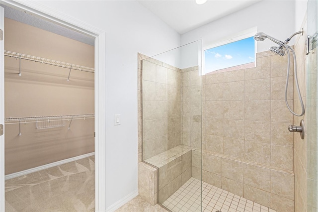 4970 NW 35th Lane Rd, Ocala, FL 34482 - full bath featuring tiled shower and a spacious closet