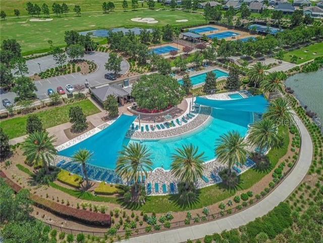 4970 NW 35th Lane Rd, Ocala, FL 34482 - aerial view of a pool