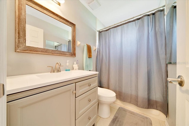 5459 SW 86th St, Ocala, FL 34476 - full bathroom with vanity and tile patterned flooring