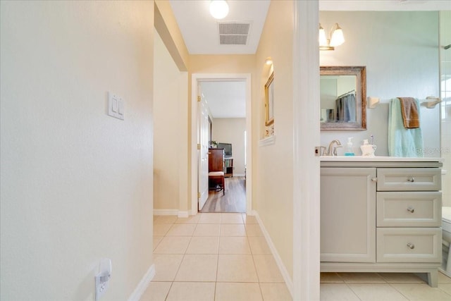 5459 SW 86th St, Ocala, FL 34476 - hall featuring light tile patterned floors