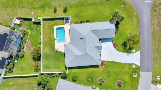 5459 SW 86th St, Ocala, FL 34476 - drone / aerial view of a pool