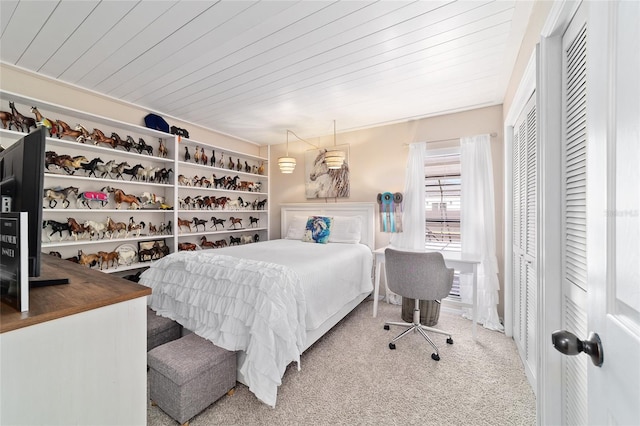 501 Marion Oaks Dr, Ocala, FL 34473 - bedroom featuring carpet flooring and wooden ceiling
