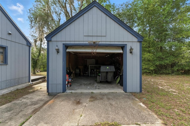 5693 Payette Ave, Keystone Heights, FL 32656 - view of detached garage