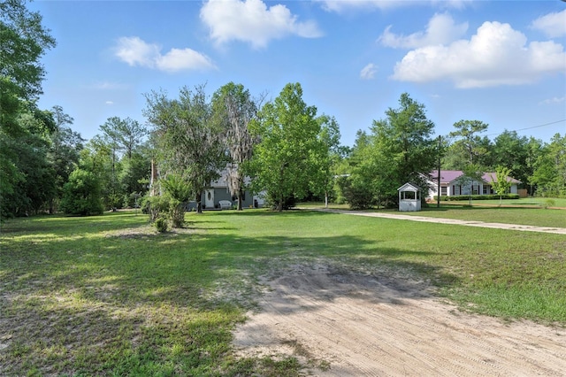 5693 Payette Ave, Keystone Heights, FL 32656 - view of community with a lawn and driveway