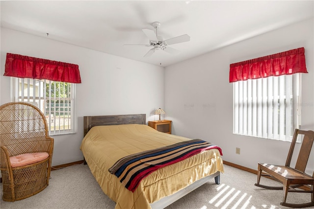 7443 SW 102nd Pl, Ocala, FL 34476 - bedroom featuring carpet floors and ceiling fan