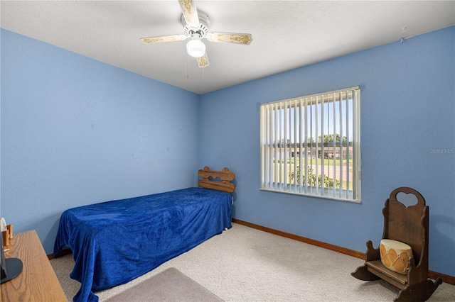 7443 SW 102nd Pl, Ocala, FL 34476 - bedroom featuring carpet flooring and ceiling fan