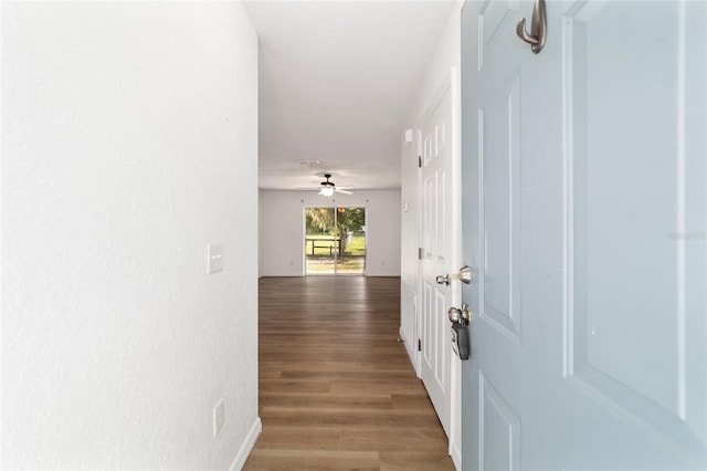 5596 NW 57th St, Ocala, FL 34482 - corridor with wood finished floors