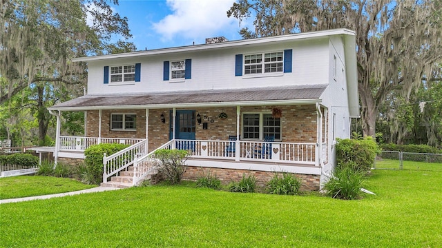 510 SE 19th St, Ocala, FL 34471 - view of front of home with covered porch and brick siding