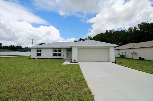 9 Hemlock Terrace Ln, Ocala, FL 34472 - single story home with an attached garage, stucco siding, concrete driveway, and roof with shingles