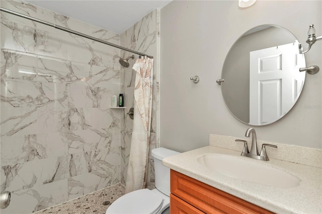 3453 SE 147th Ln, Summerfield, FL 34491 - bathroom featuring vanity and a shower with shower curtain