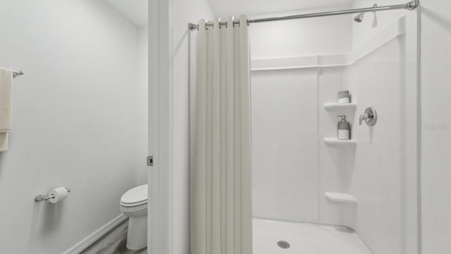 13261 SW 56th Ter, Ocala, FL 34473 - bathroom featuring a stall shower and toilet