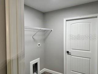 1467 E Odin Dr, Citrus Springs, FL 34434 - washroom with baseboards