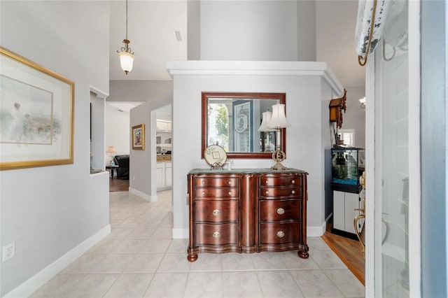3629 SE 54th Ave, Ocala, FL 34480 - corridor with baseboards and light tile patterned floors