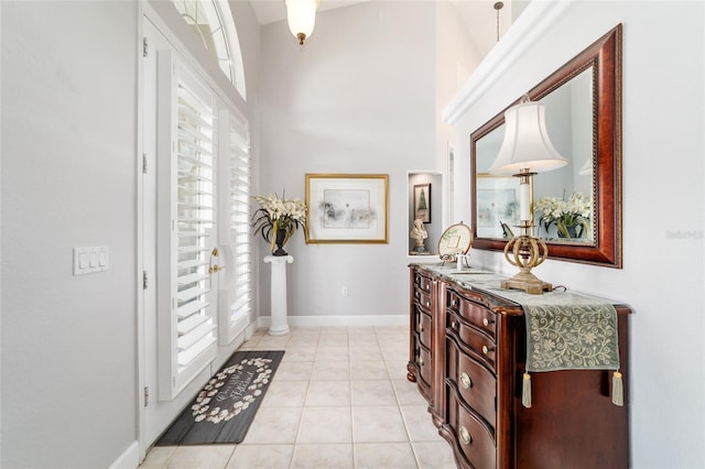 3629 SE 54th Ave, Ocala, FL 34480 - foyer entrance featuring plenty of natural light and light tile patterned floors