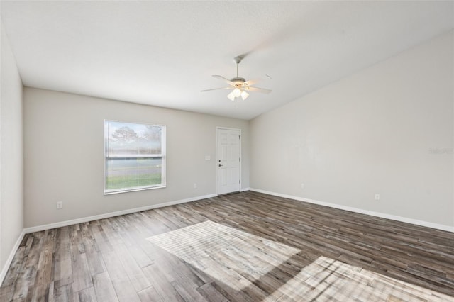 146 Juniper Loop Cir, Ocala, FL 34480 - spare room featuring a ceiling fan and wood finished floors