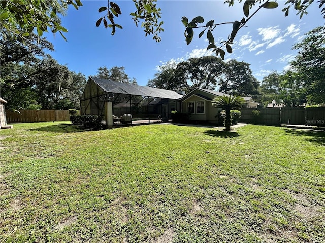 2070 SE 50th Ter, Ocala, FL 34480 - fenced backyard with glass enclosure