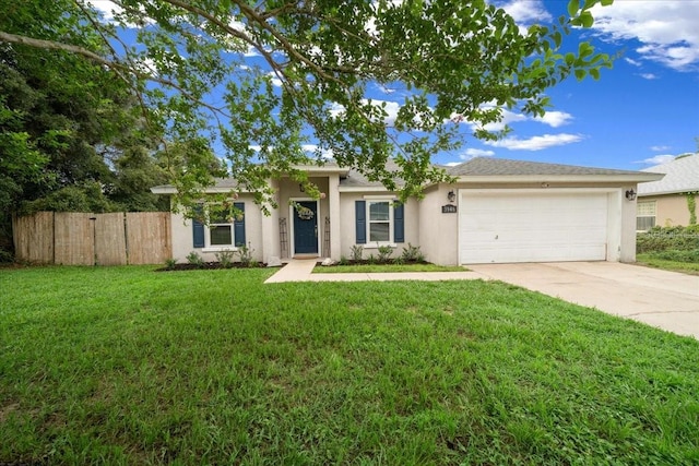 3946 SW 133rd Loop, Ocala, FL 34473 - ranch-style home featuring stucco siding, a garage, and driveway