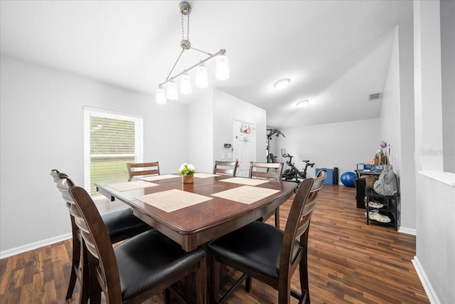 3946 SW 133rd Loop, Ocala, FL 34473 - dining area featuring dark wood-style floors and baseboards