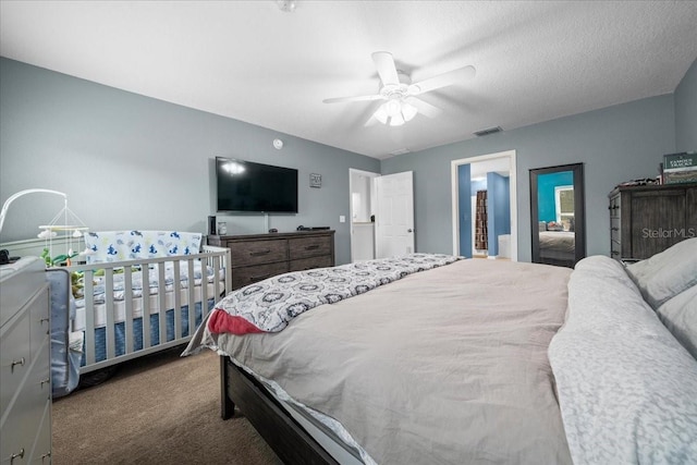 3946 SW 133rd Loop, Ocala, FL 34473 - carpeted bedroom featuring a ceiling fan