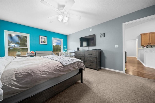 3946 SW 133rd Loop, Ocala, FL 34473 - bedroom featuring light colored carpet and a ceiling fan