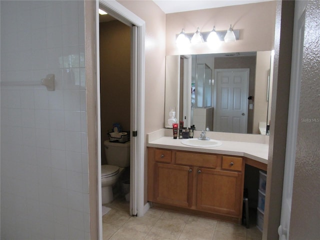2640 SW 154th Place Rd, Ocala, FL 34473 - bathroom featuring vanity and tile patterned floors